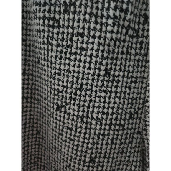 Michael Kors Womens Pants Black White Elastic Waist Pull On Side Button Size S - Picture 4 of 9